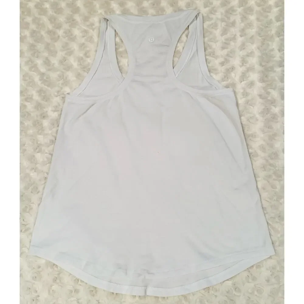 Lululemon Womens Love Racerback White Core Ultra Light Athletic Tank Top Small